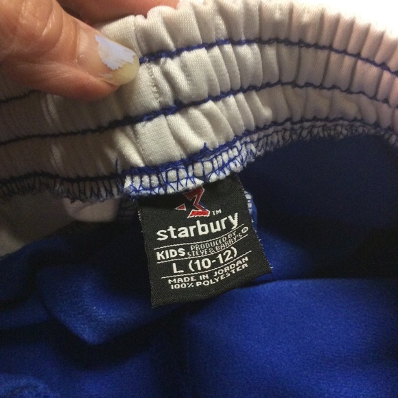 Starbury Boys Dazzle Blue/Orange Sweatpants L(10-12) - Picture 5 of 5
